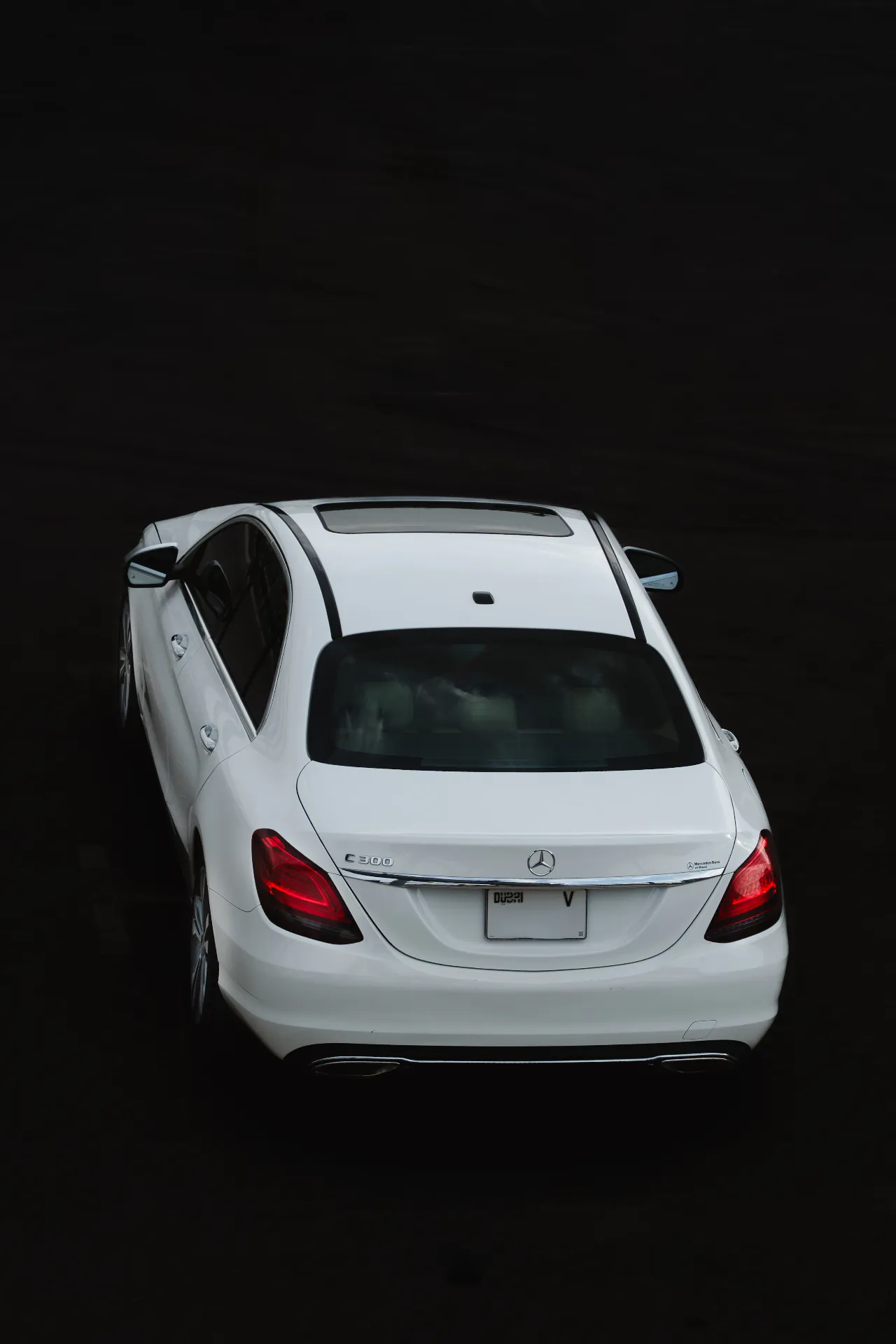 Mercedes — C300 Top-Down