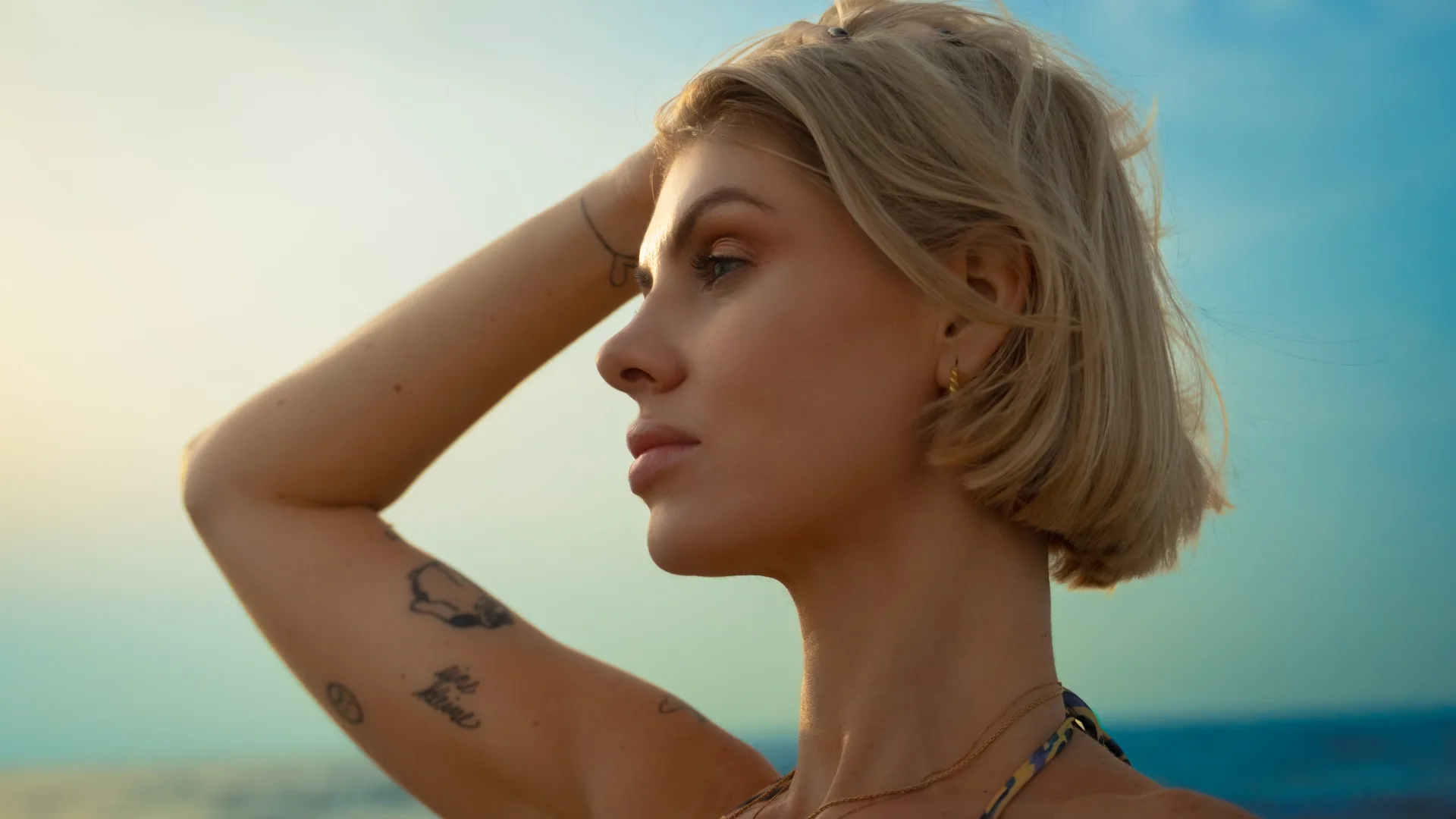 Golden Hour — Profile by the Sea