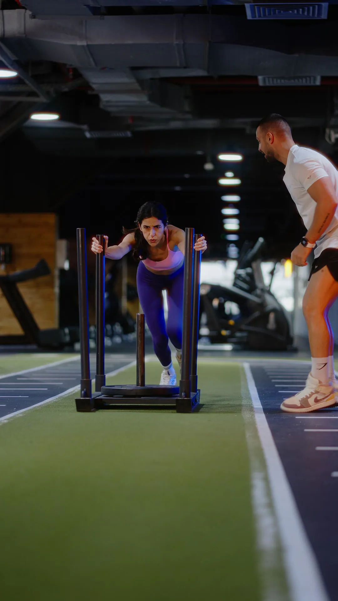Sled Push — Power Output